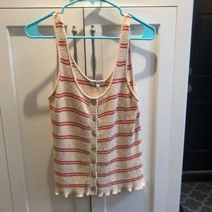 Madewell striped tank